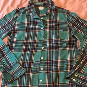 J Crew plaid button down